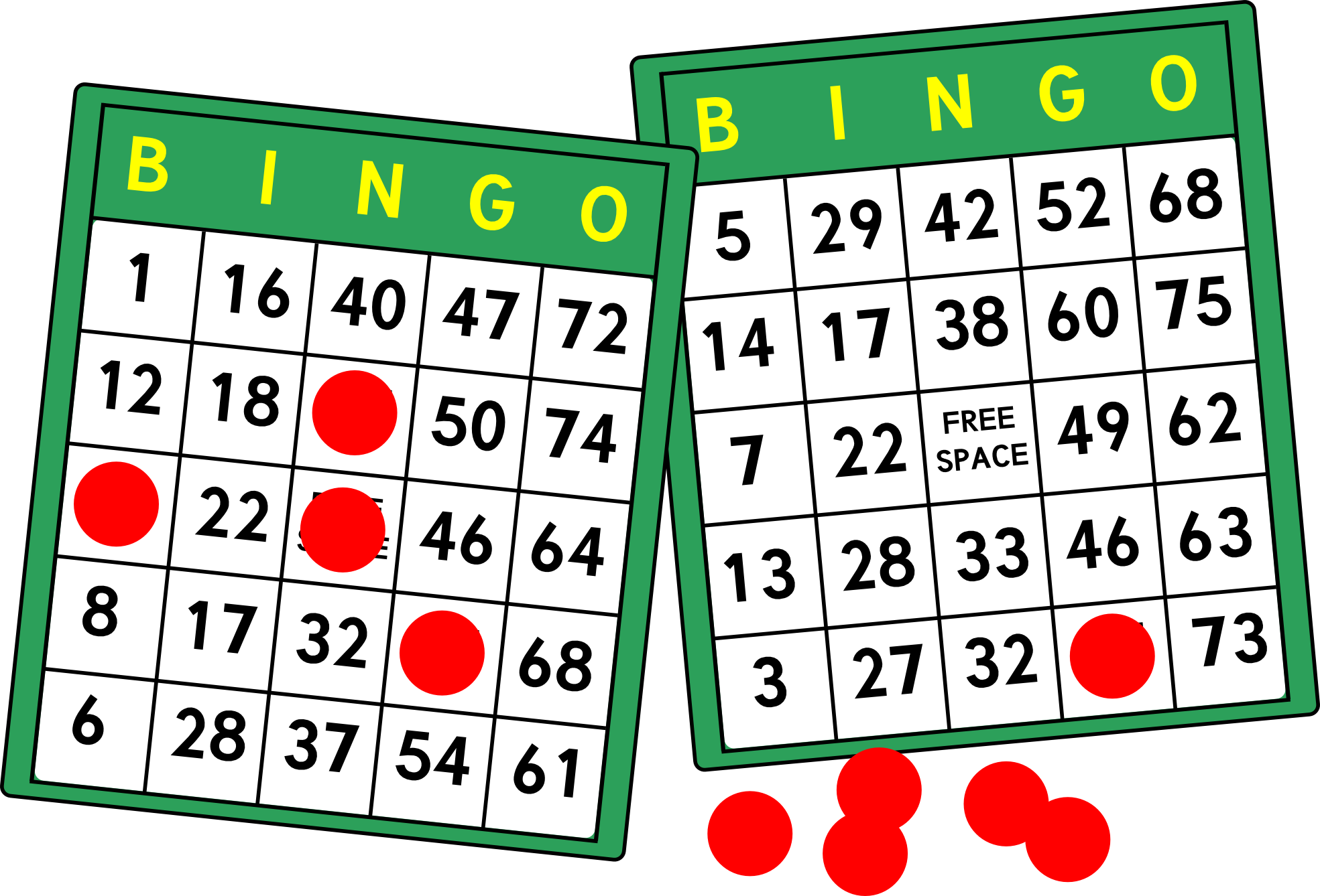 Bingo Clipart Free Clipart Clipartix - Bingo Night Png (1969x1338)
