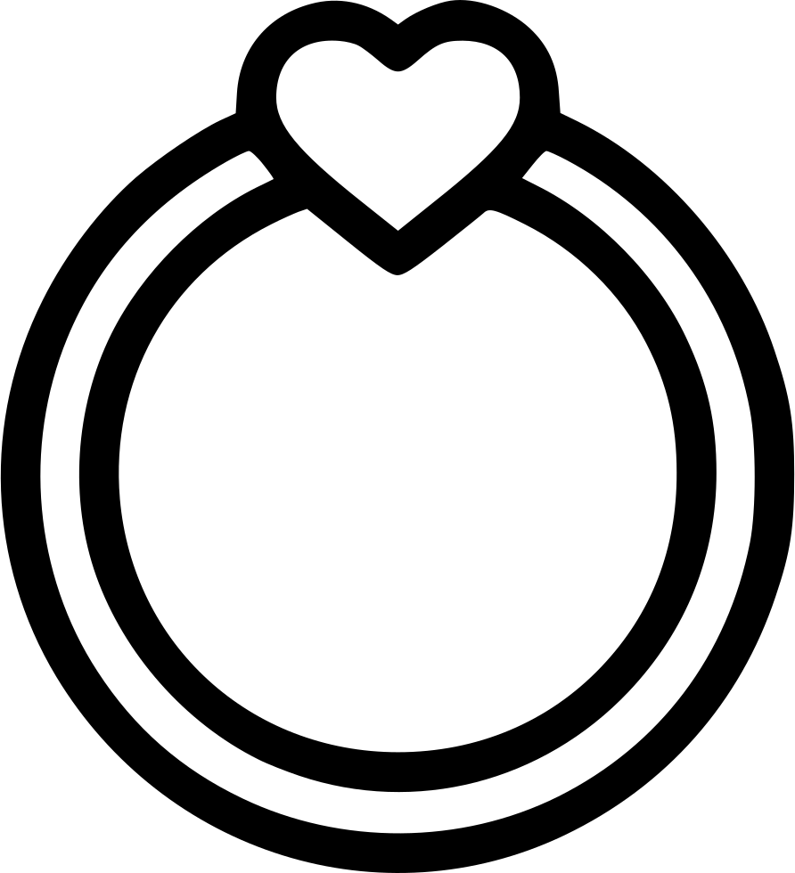 Romantic Valentine Day Heart Wedding Ring Comments - Santiago Metro (892x980)