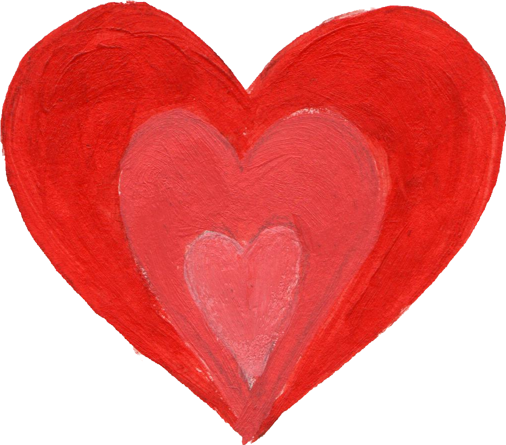 Free Download - Heart Paint Brush Png (1013x891)