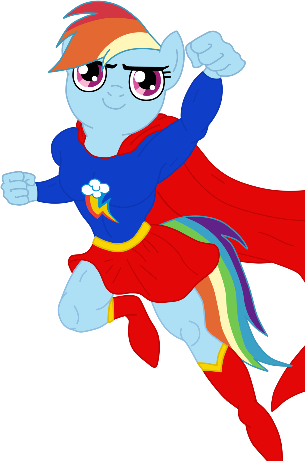 Free Picnic Food Pictures, Download Free Clip Art, - Rainbow Dash Supergirl (1280x1802)