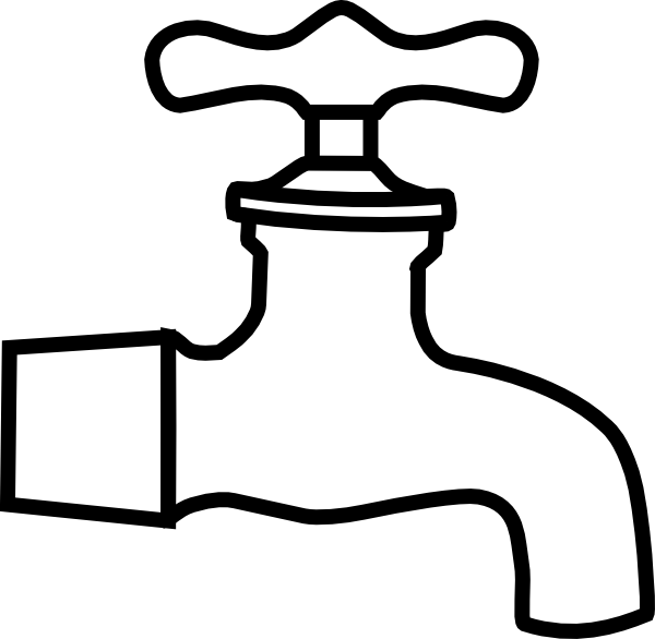 Plumbing Clip Art Free - Tap Images Clip Art (600x586)