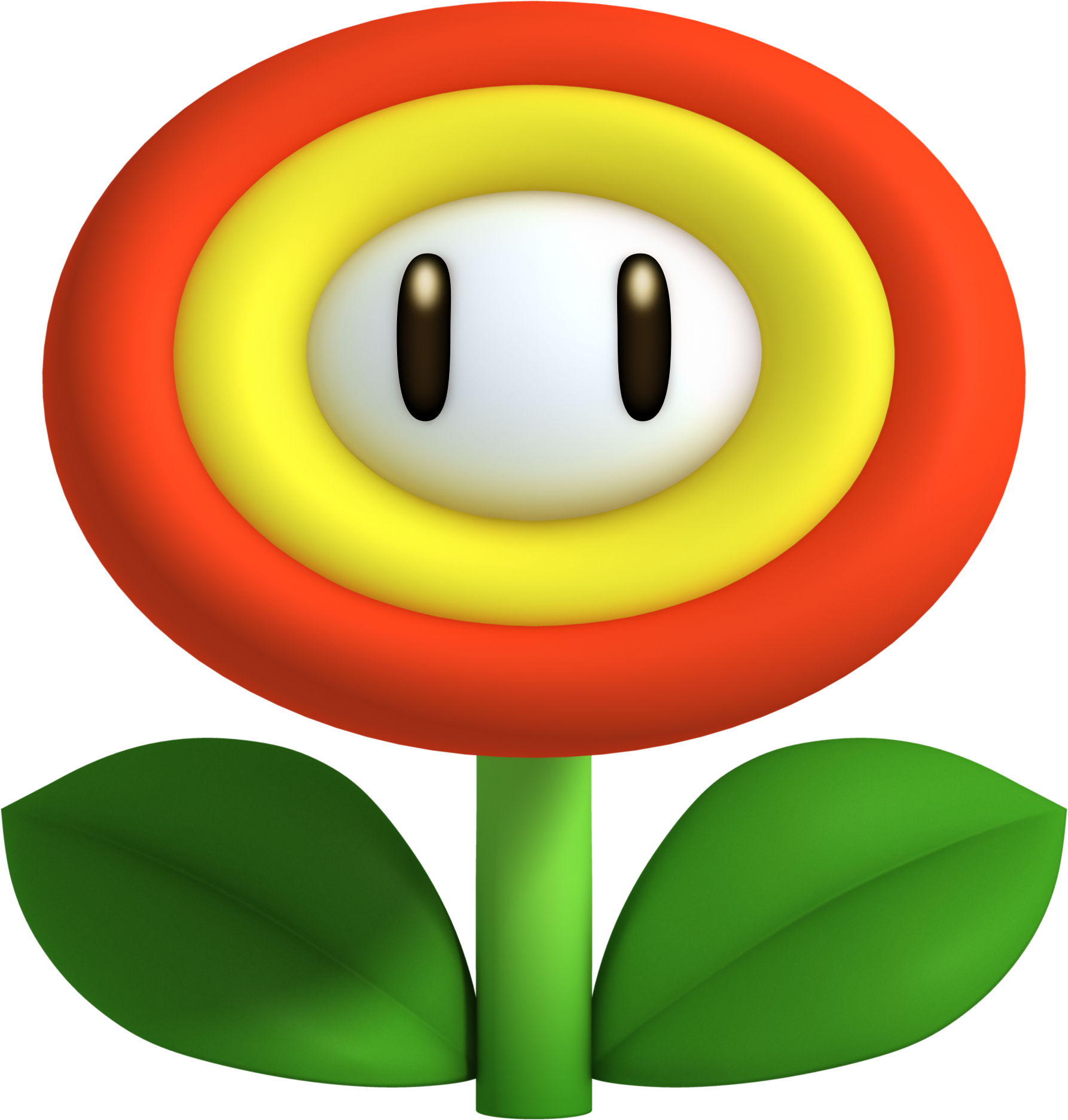 Pipe Clipart Pixel Art - Mario Kart Fire Flower (1786x1873)