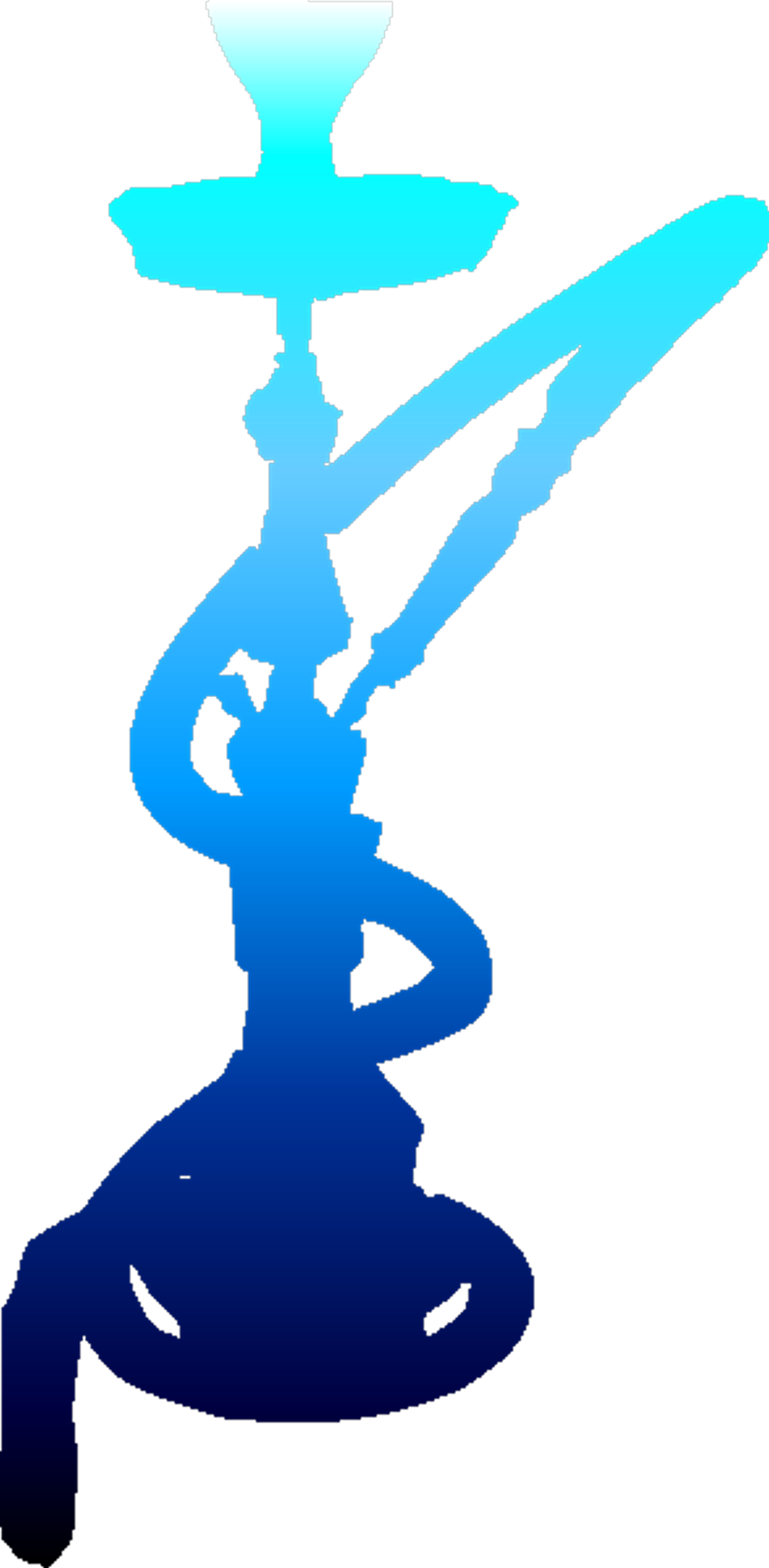 Blue Image - Hookah Silhouette (1937x3947)