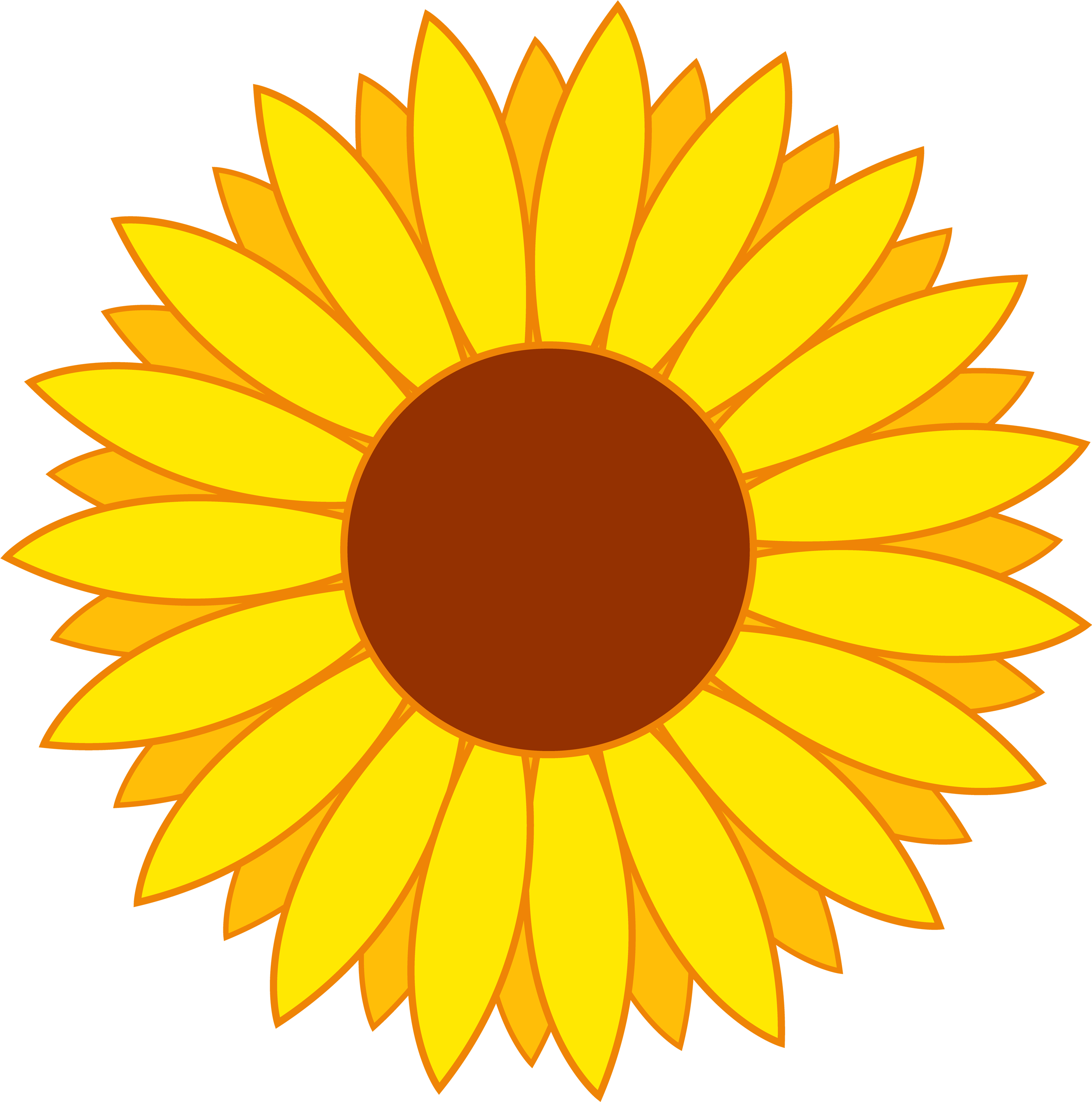 Flowers Images Yellow Cartoon (3224x3215)