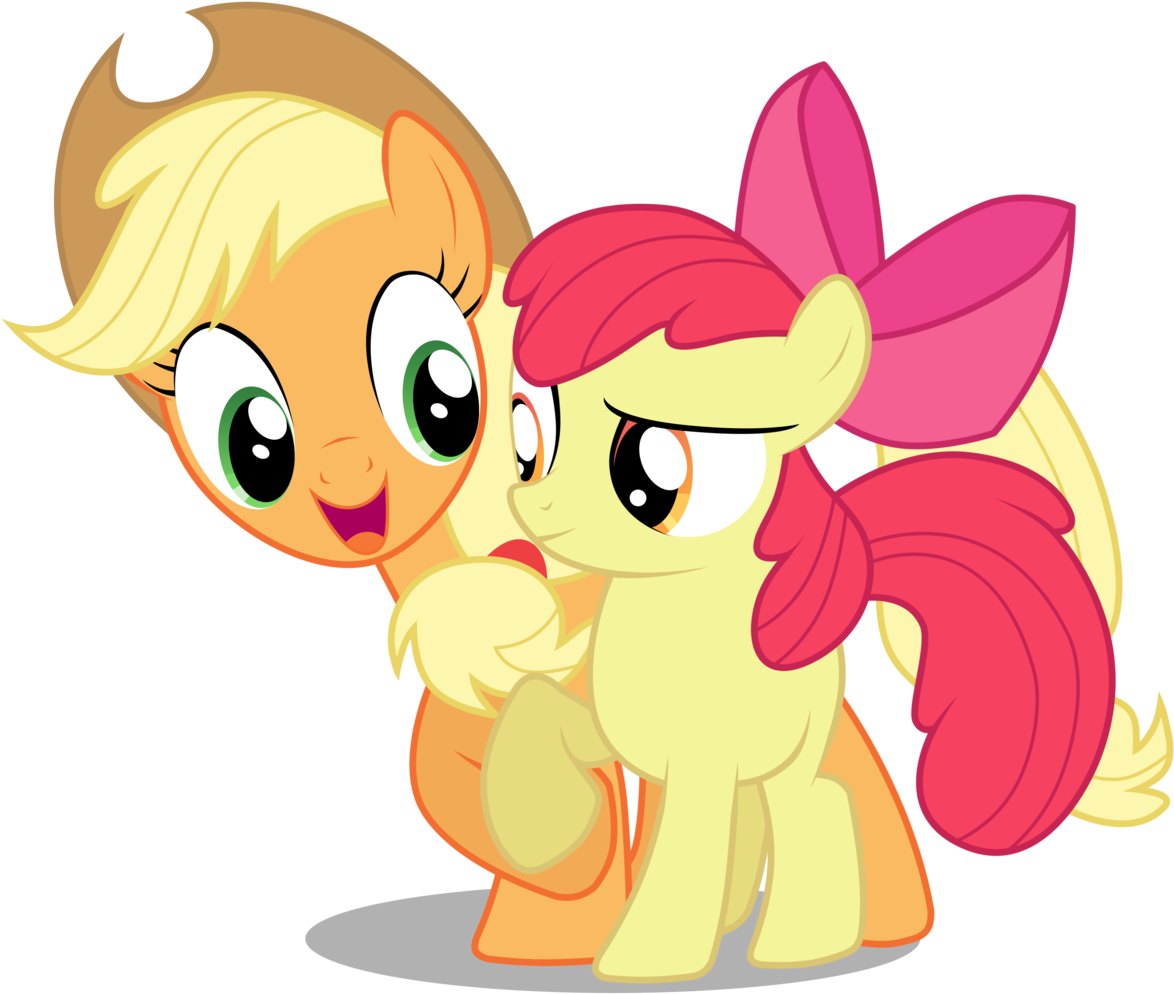 Apple Bloom, Applejack, Artist - Adobe Photoshop (1204x1024)