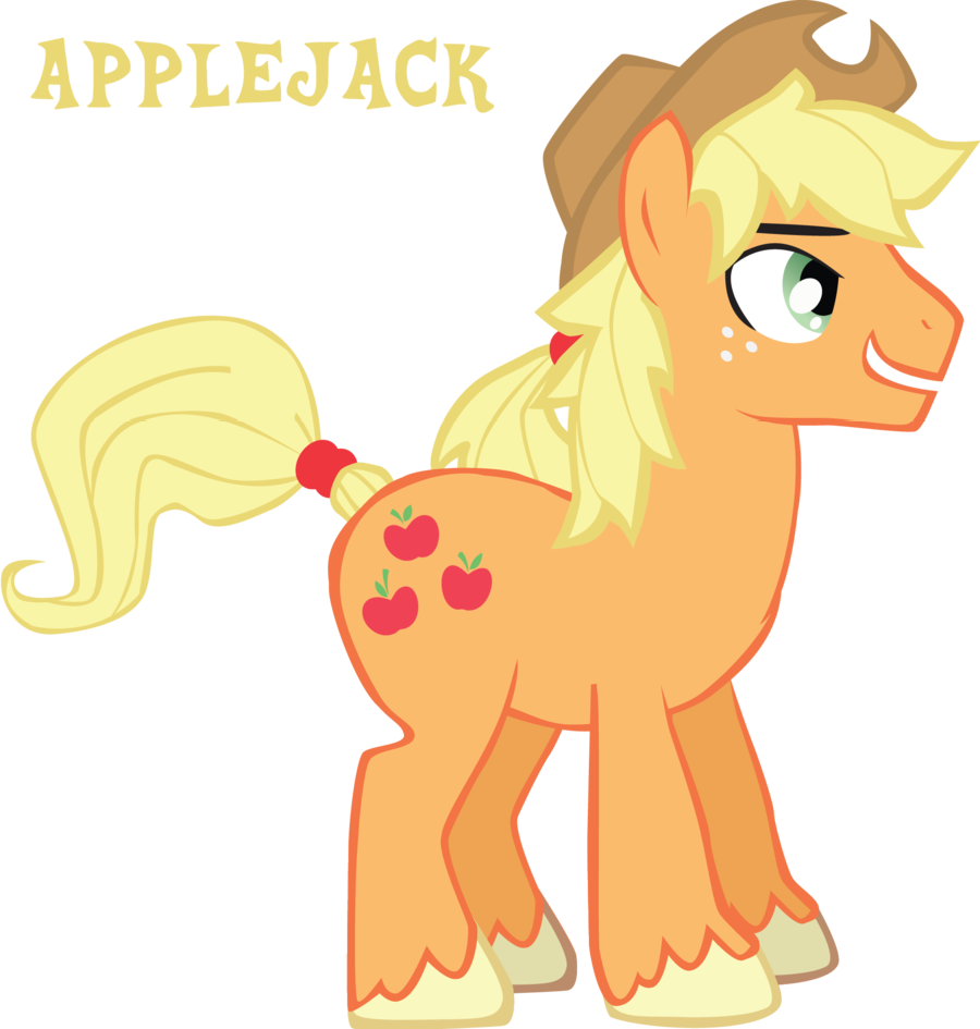Dusk Shine, Rainbow Blitz, Bubble Berry, Elusive, Butterscotch - Mlp Applejack Genderbend (900x945)