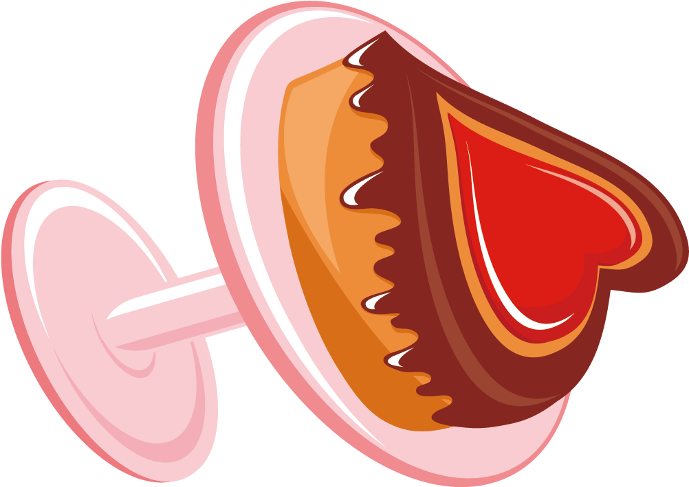 Chocolate Cake Heart Clip Art - Chocolate Cake Heart Clip Art (1135x1134)