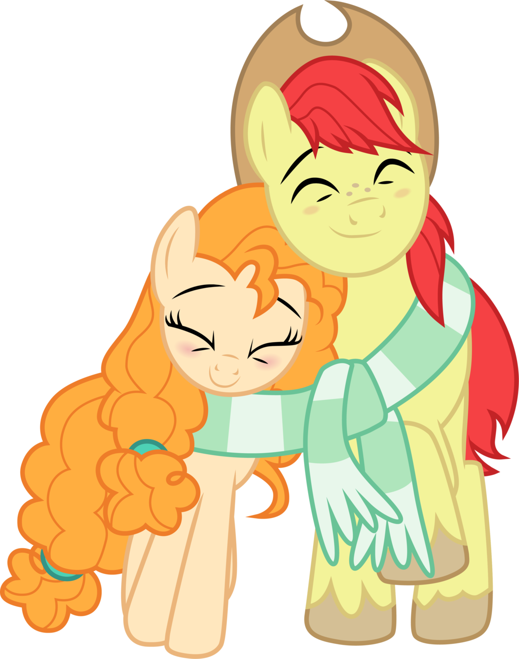 Mlp Pear Butter And Bright Mac (1024x1300)