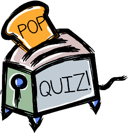 Quiz Module - Pop Quiz Clipart (504x468)