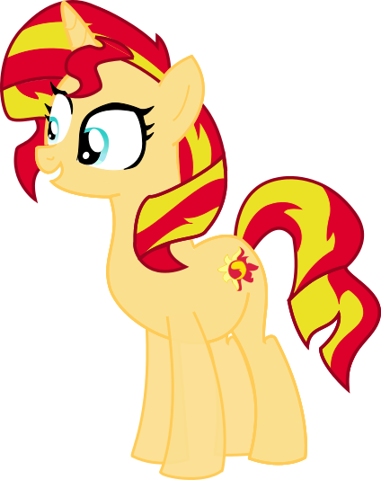 My Little Pony Sunset Shimmer Vector By Adagiopony13 - My Little Pony Sunset Shimmer (424x534)