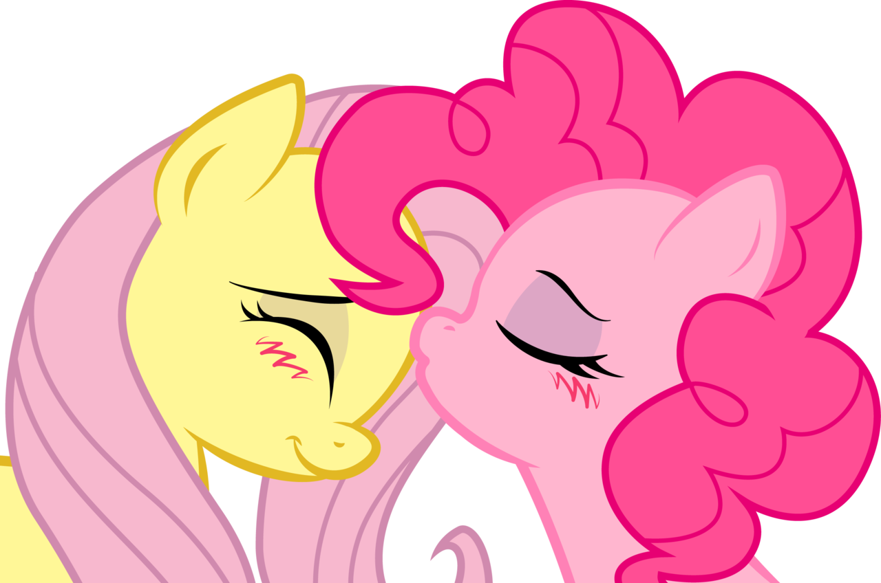 Fluttershy And Pinkie Pie - Fluttershy X Pinkie Pie (1280x848)