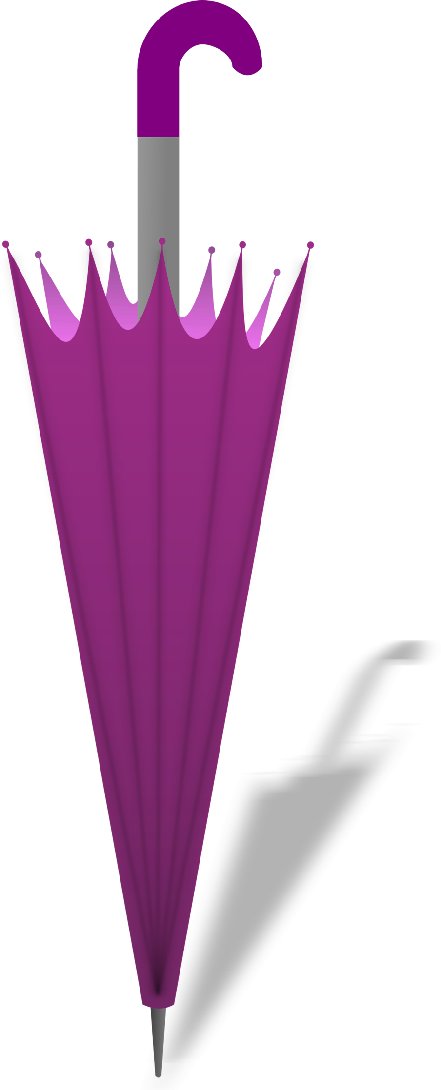 Download - Closed Umbrella Clip Art (958x2292)