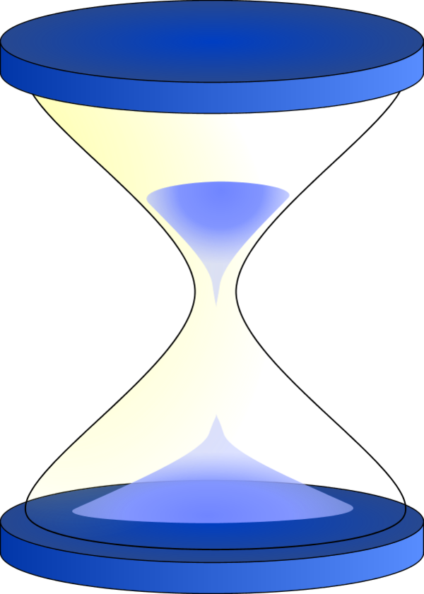 Hourglass Clipart - Outdoor Table (600x841)