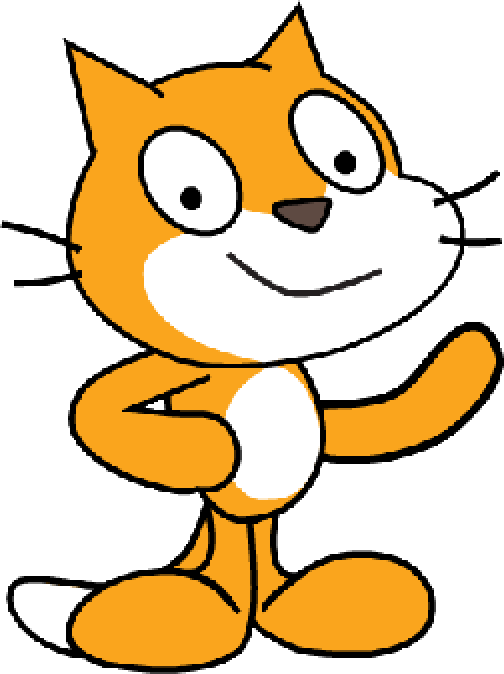 Up scratch cat. Скретч. котик скретч. кот из скретч. scratch картинки.