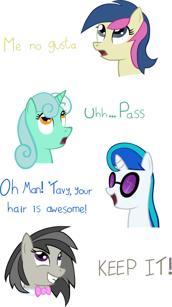 Me No Gsta Avy, Your Hair Is Awesome Keep It - Scratch (550x980)