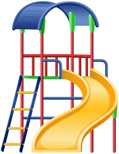 Clip Art - Playground Slide Vector (387x500)