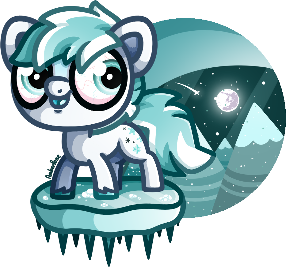 Big Eyes, Black, Blue, Blue Eyes, Blue Hair, Blue Mane, - Cartoon (933x872)