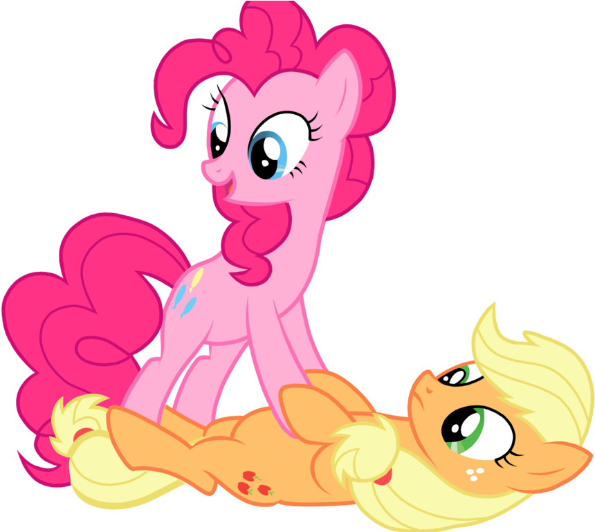 American Flag Kiss Download - Applejack And Pinkie Pie Png (1024x768)
