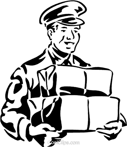 Let Us Run Your Errands - Vintage Delivery Man (640x480)