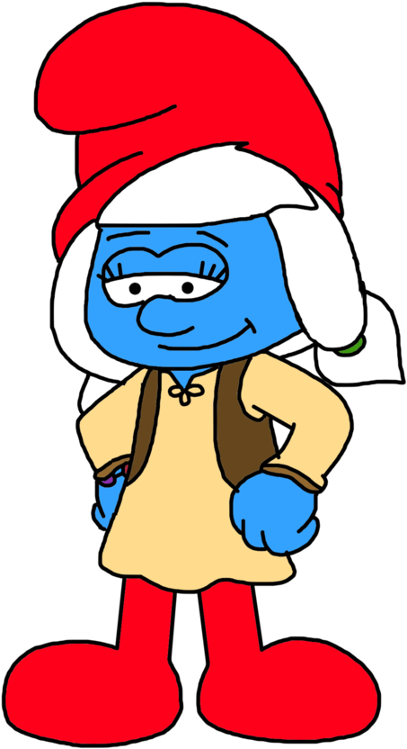 Here's Smurfwillow, The Female Counterpart Of Papa - Smurfs Willow (894x894)