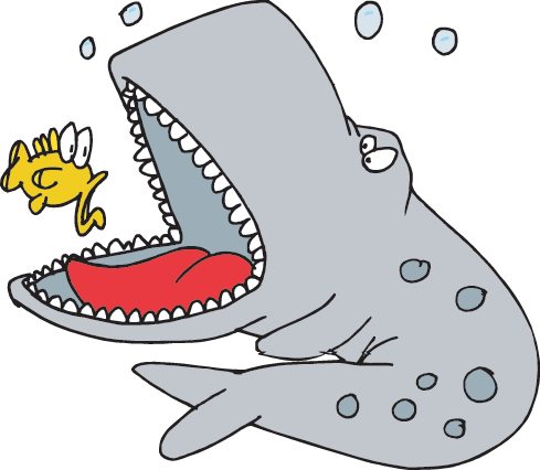 Fish Eating - Fish (489x426)