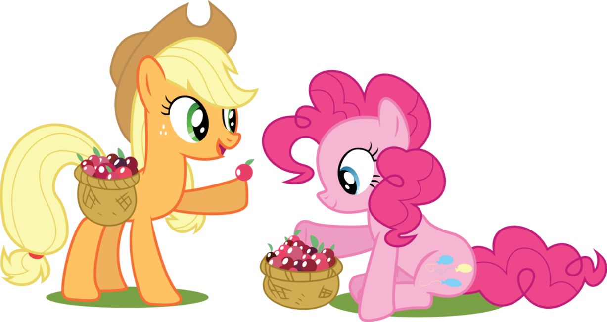 Applejack And Pinkie Pie - Little Pony Friendship Is Magic (1227x651)