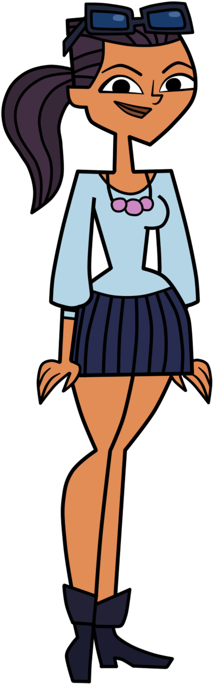 Jenn - Total Drama Ridonculous Race Jen (565x1413)