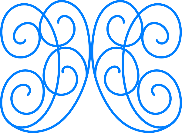Swirl Blue Big Circles Svg Clip Arts 600 X 439 Px - Clip Art (600x439)