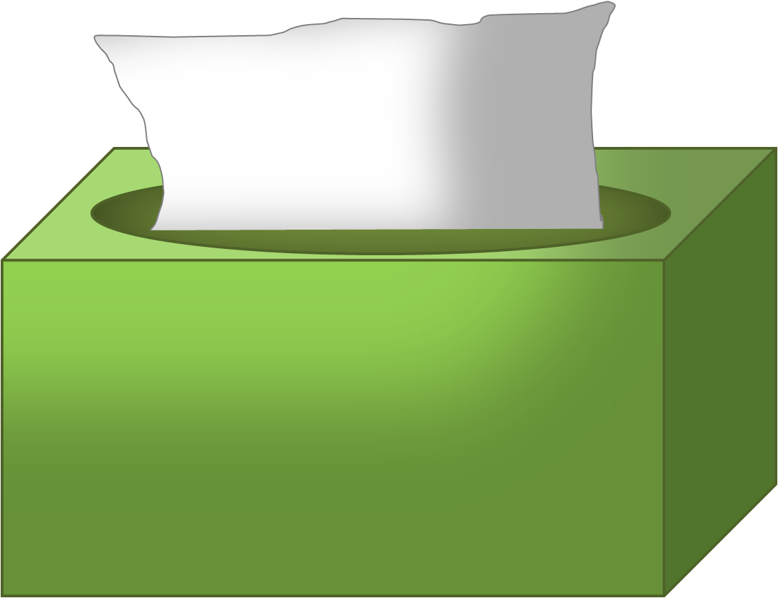 Related Kleenex Box Clipart - Clipart Tissue Box (1128x867)