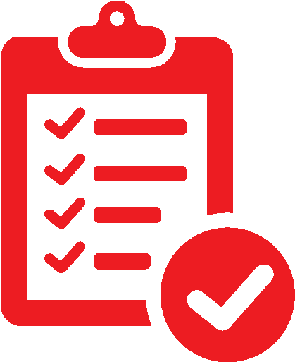 Cautious Optimism - Checklist Black And White (512x512)