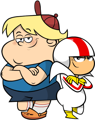 Kick Y Gunter - Kick Buttowski Y Gunther (429x521)