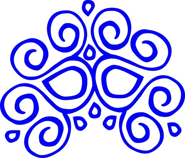 Blue Swirl Svg Clip Arts 600 X 512 Px - Clip Art (600x512)