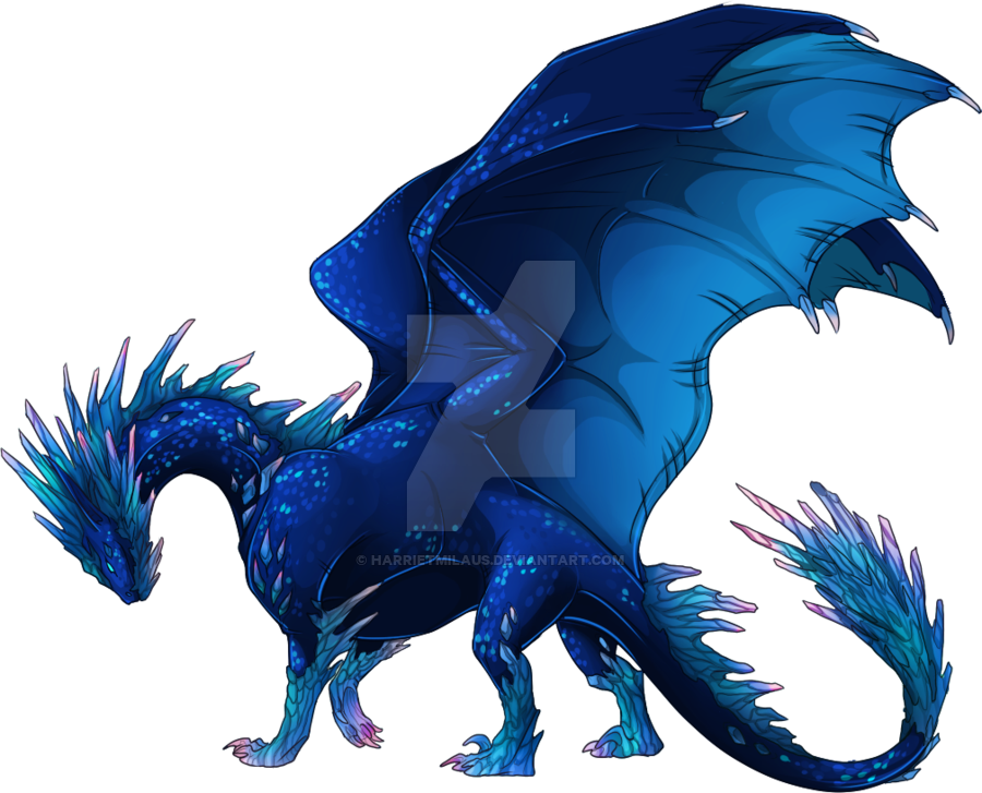 Enchanted Souls In Crystals By Harrietmilaus - Enchanted Dragons (900x727)