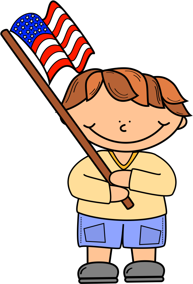 Memorial Day Veterans Day Independence Day Clip Art - Pledge Of Allegiance (670x970)