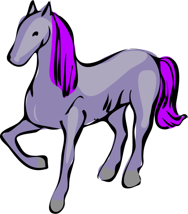 Custom Blond Hair Horse Shower Curtain (600x684)