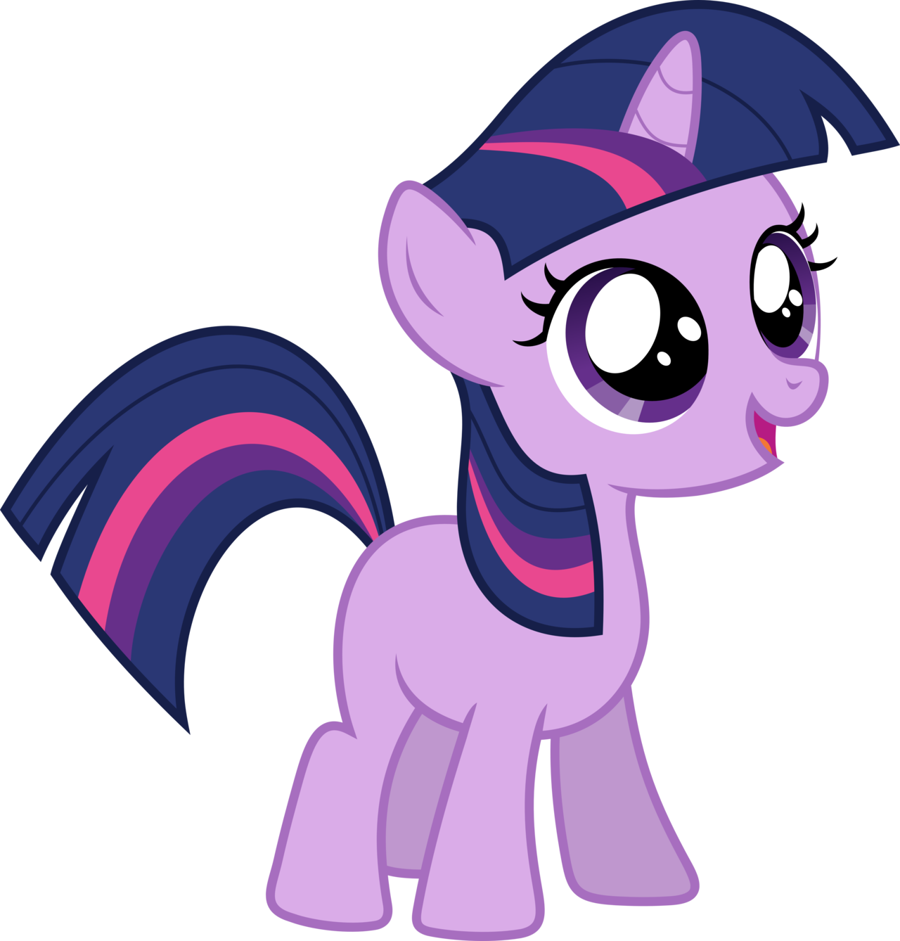 Littler Thor Cliparts - My Little Pony Twilight Sparkle Filly (1280x1338)