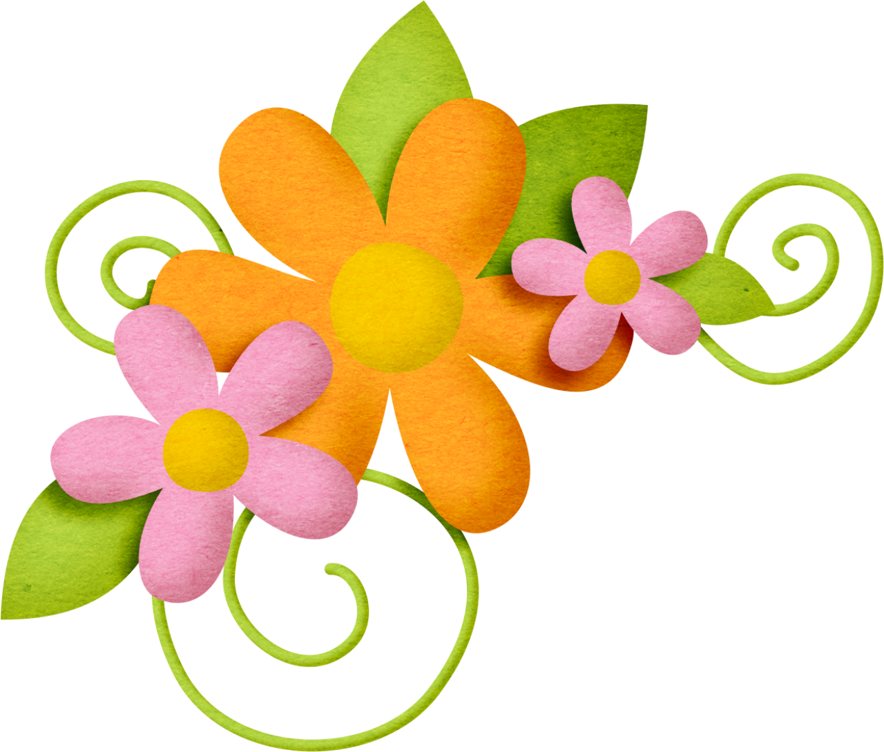 Digital Scrapbooking - Scrapbook Flower Png (1280x1089)