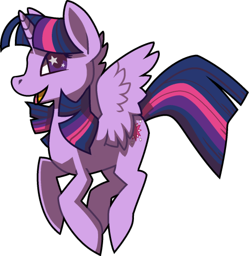 Flying Horse Clipart - Cartoon (500x513)