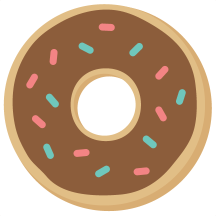Donuts Clipart Free Images - Cute Donut Png (432x432)