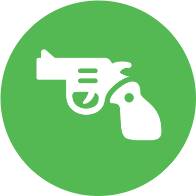 Guns - Security Camera Logo Png (400x400)