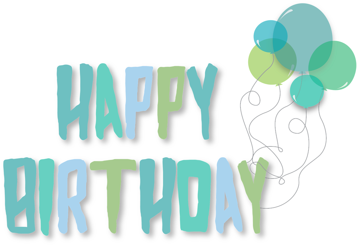 Happy Birthday Birthday Party Balloons Dec - Französische Bulldoggen-blaue Alles- Gute Zum Karte (1280x918)