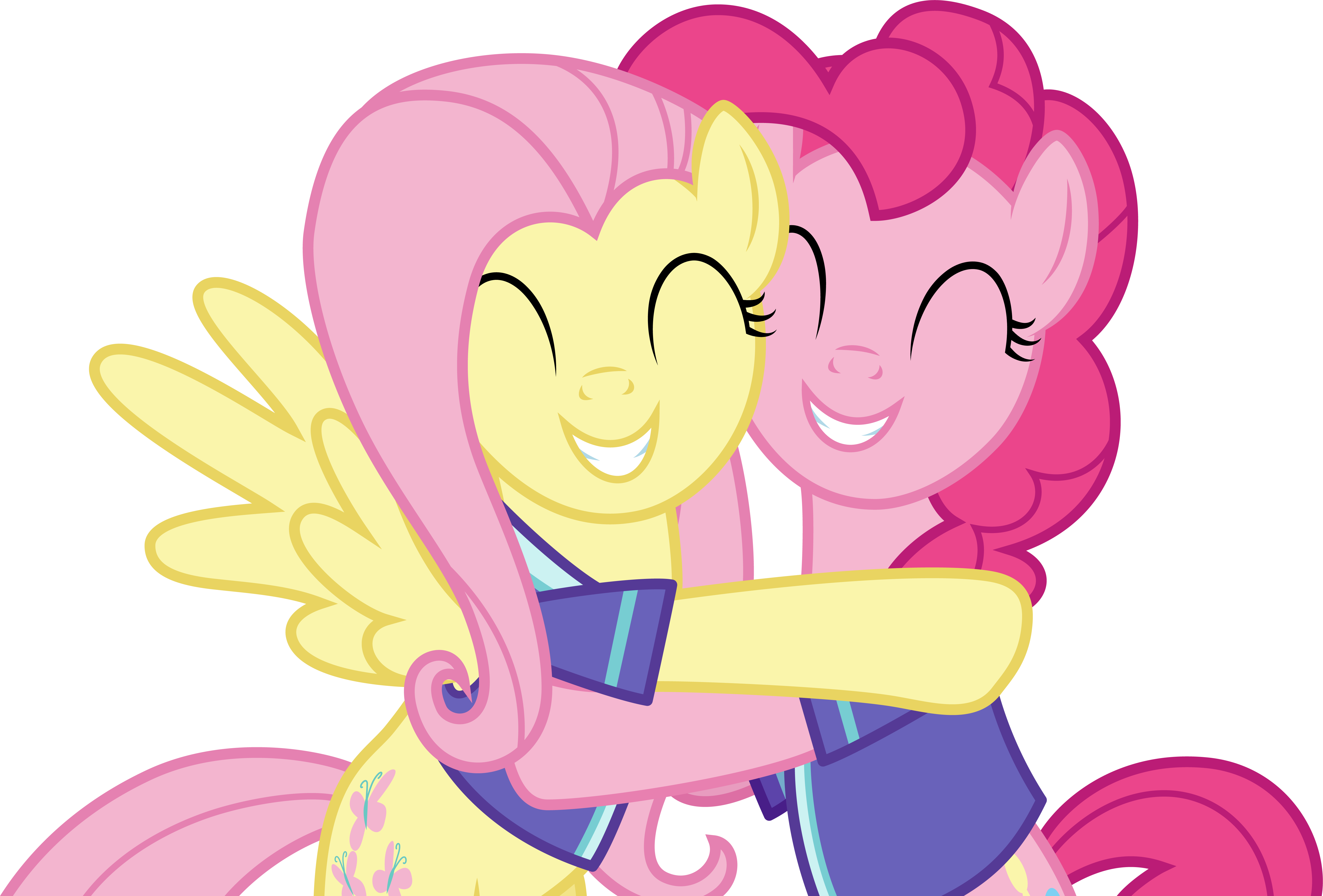 Pinkie Pie Fluttershy Rainbow Dash Twilight Sparkle - Fluttershy And Pinkie Pie (6001x4066)