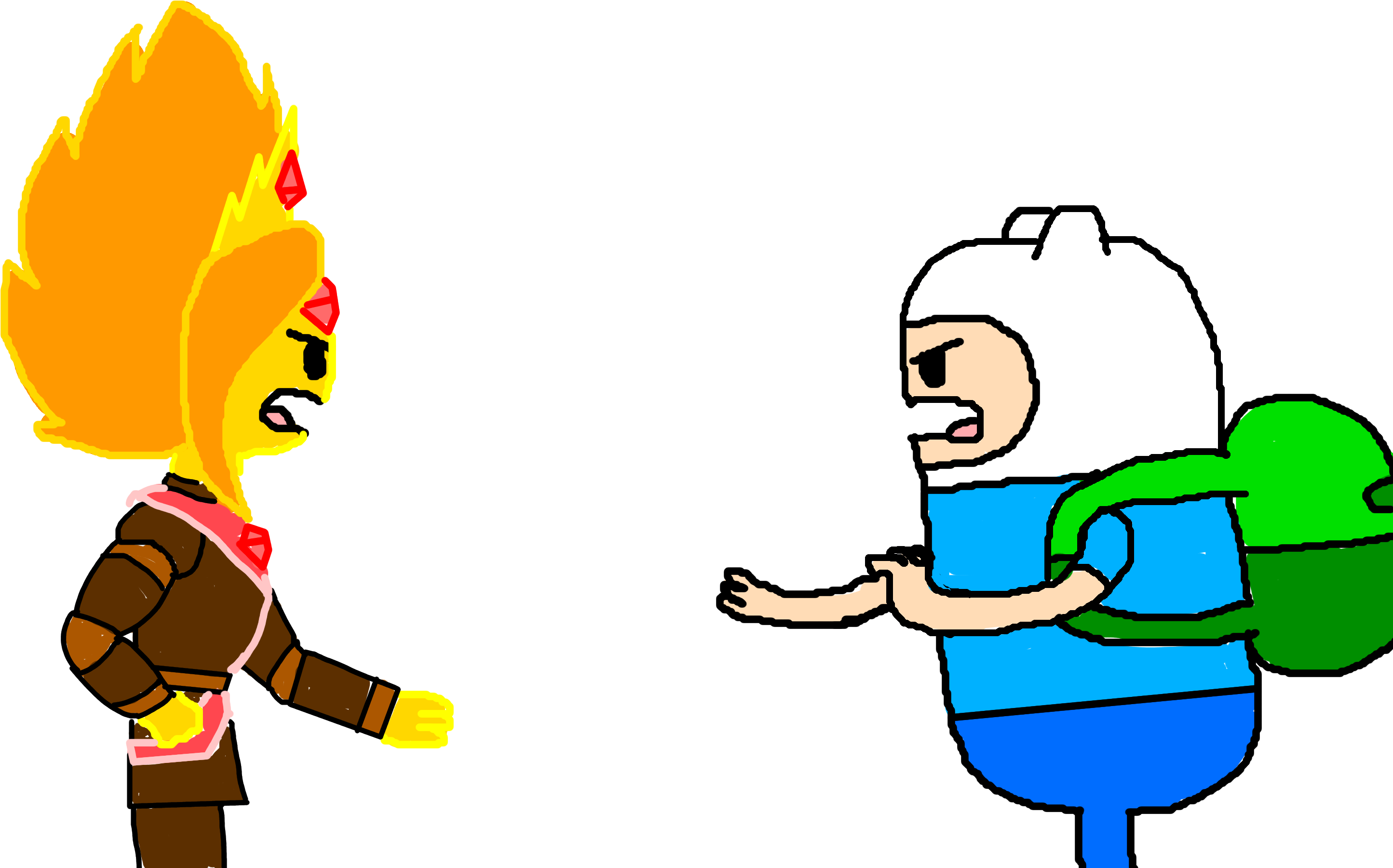 Arguing By Supajames1 - Cartoon (3200x1800)