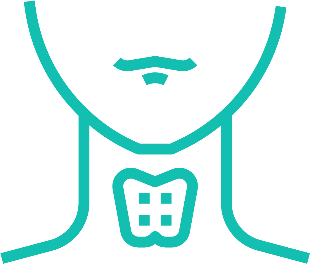 Thyroid - Thyroid Gland Icon (1200x1200)