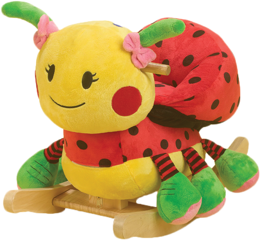 Best Holiday Gifts For Babies, Toddlers And Big Kids - Rockabye Lulu Ladybug Rocker Blue (1024x1024)