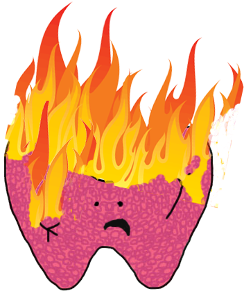 Firethyroid - Fire When Got Here Shower Curtain (385x432)