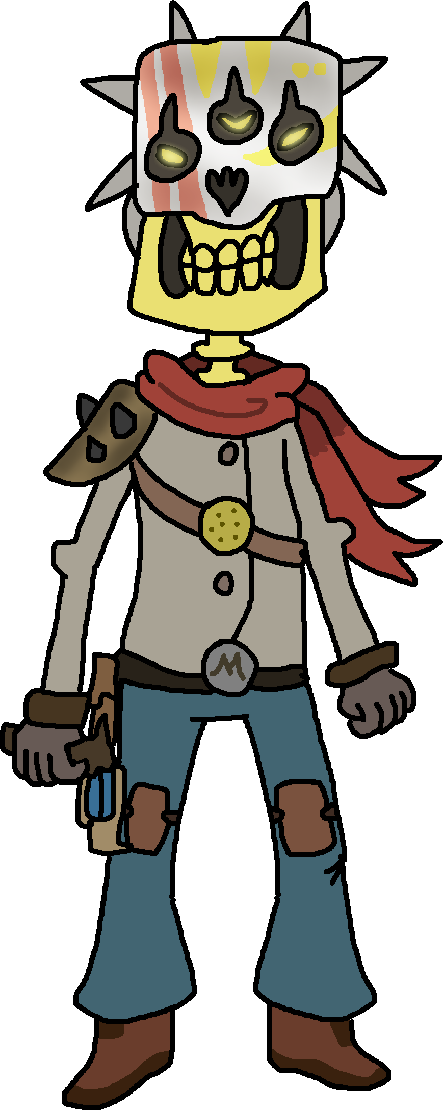 Black Sun's Official Character Artwork Done By Helena - Cartoon (869x2176)