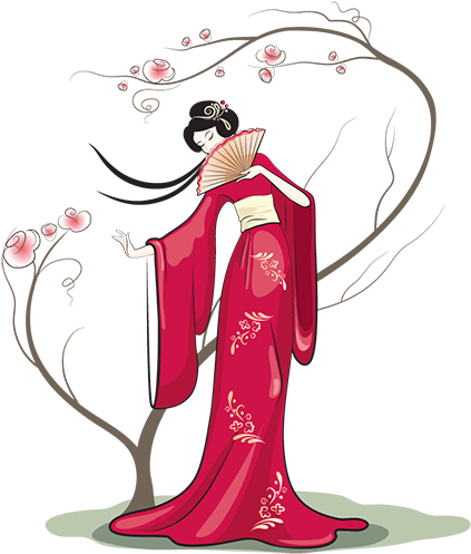 Japan Girl By Kmygraphic - Illustration (500x500)