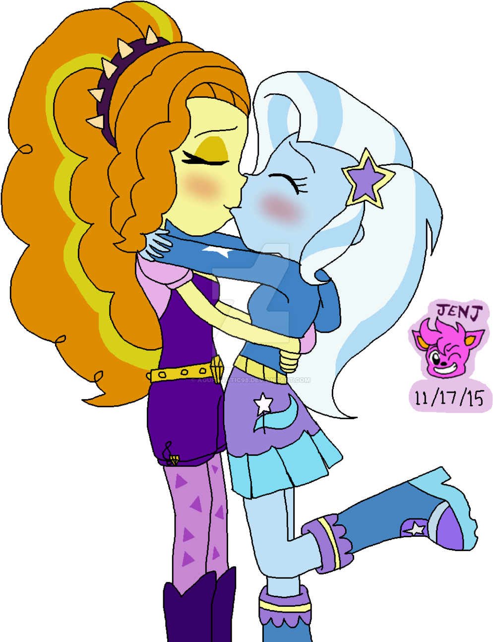 Your Kiss Is Too Hard To Resist By Resotii - Twipie Mlp Eg (1024x1356)