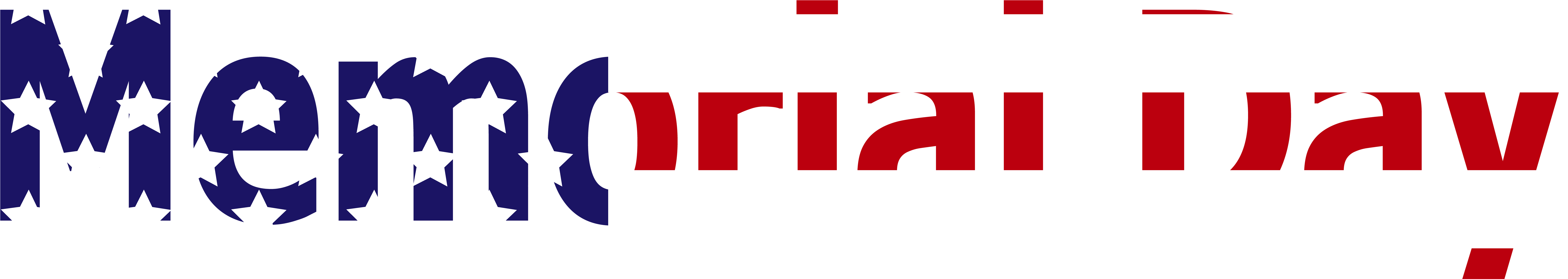 Memorial Day Transparent Png Clip Art Image - Portable Network Graphics (8000x1488)